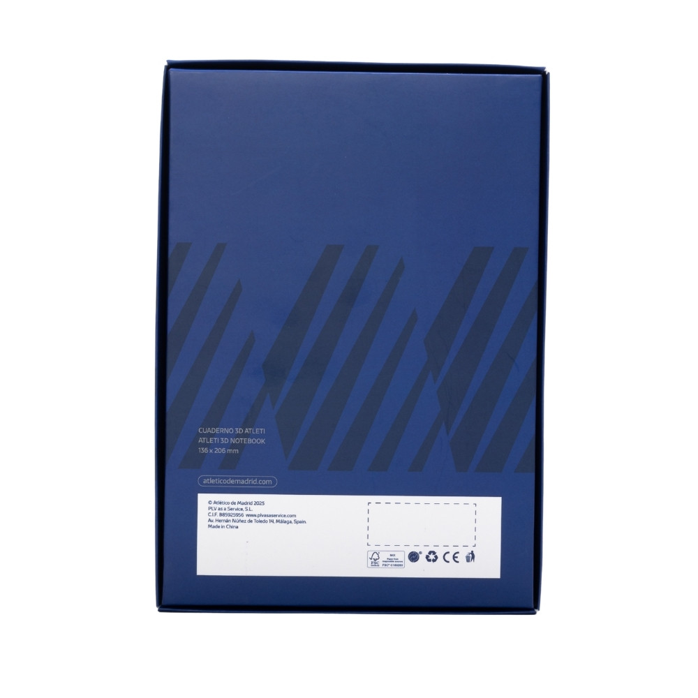 Blue Atleti 3D Notebook M image number null